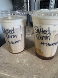 Salted caramel latte
